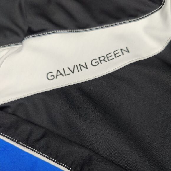 Galvin Green IFC-1 Gore Windstopper 1/4 Zip Jacket Mens XXL 3XL Black Blue Logos - Picture 7 of 10